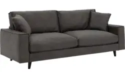 Goossens zitbank jonas grijs micro leer - 8200035-01