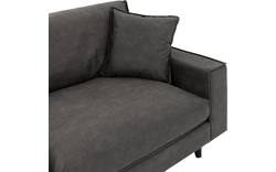 Goossens zitbank jonas grijs micro leer - 8200035-01