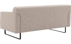 Goossens excellent zitbank montreal bruin stof - 8200039-02