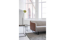 Goossens excellent zitbank montreal bruin leer - 8190129-06