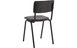 Goossens eetkamerstoel chaplin grijs stof - 8200075-02