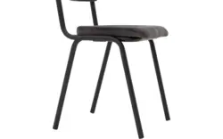 Goossens eetkamerstoel chaplin grijs stof - 8200075-02