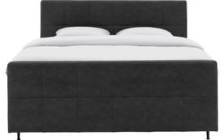 Goossens boxspring compleet forma contra compleet grijs micro leer - 8200350-1