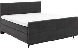 Goossens boxspring compleet forma contra compleet grijs micro leer - 8200350-1
