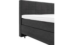 Goossens boxspring compleet forma contra compleet grijs micro leer - 8200350-1
