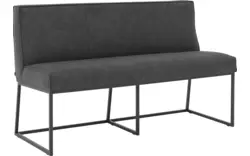Goossens excellent eetkamerbank tom grijs micro leer - 8200373-01