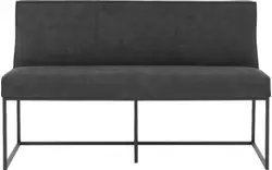 Goossens excellent eetkamerbank tom grijs micro leer - 8200373-01