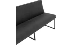 Goossens excellent eetkamerbank tom grijs micro leer - 8200373-01