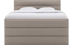 Goossens excellent boxspring compleet briljant elite compleet bruin stof - 8200428-1