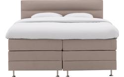 Goossens excellent boxspring compleet briljant elite compleet bruin stof - 8200428-1
