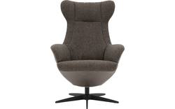 Goossens excellent relaxstoel avec grijs leer - 8200440-01