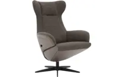 Goossens excellent relaxstoel avec grijs leer - 8200440-02