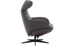 Goossens excellent relaxstoel avec grijs leer - 8200442-02