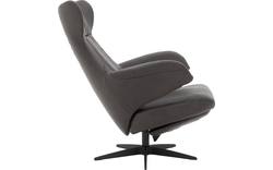 Goossens excellent relaxstoel avec grijs leer - 8200442-02
