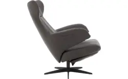 Goossens excellent relaxstoel avec grijs leer - 8200442-02