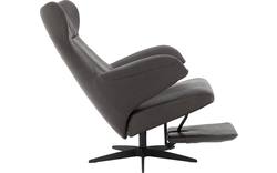 Goossens excellent relaxstoel avec grijs leer - 8200442-02