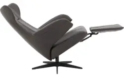 Goossens excellent relaxstoel avec grijs leer - 8200442-02