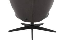 Goossens excellent relaxstoel avec grijs leer - 8200442-02