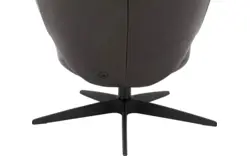 Goossens excellent relaxstoel avec grijs leer - 8200442-02
