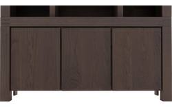 Goossens buffetkast clear donker bruin eiken - 8200699-1