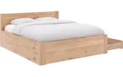 Goossens bedframe bibi onbewerkt eiken - 8201295-01