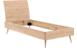 Goossens excellent bedframe dodge onbewerkt eiken - 8201301-02
