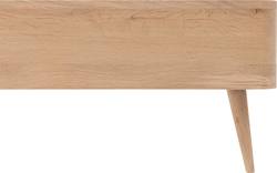 Goossens excellent bedframe dodge onbewerkt eiken - 8201301-02