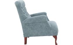 Goossens fauteuil ashton groen stof - 8201314-01