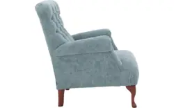 Goossens fauteuil ashton groen stof - 8201314-01