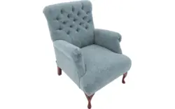 Goossens fauteuil ashton groen stof - 8201314-01
