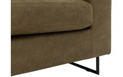 Goossens excellent zitbank jovani groen micro leer - 8201321-1
