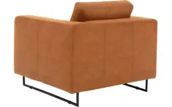 Goossens excellent fauteuil jovani bruin micro leer - 8201322-1