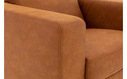 Goossens excellent fauteuil jovani bruin micro leer - 8201322-1