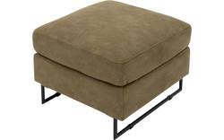 Goossens hocker jovani groen micro leer - 8201323-1
