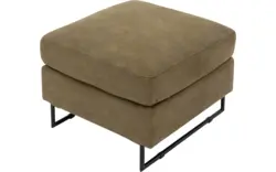 Goossens hocker jovani groen micro leer - 8201323-1