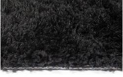Goossens basic vloerkleed liseen zwart polyester - 8201371-01