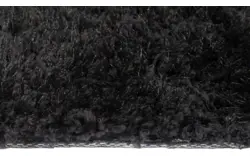 Goossens basic vloerkleed liseen zwart polyester - 8201371-01