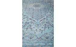 Goossens basic vloerkleed canto blauw katoen - 8201551-01