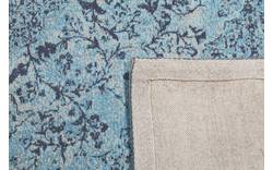 Goossens basic vloerkleed canto blauw katoen - 8201551-01