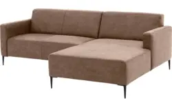 Goossens loungebank key west grijs micro leer - 8201624-394-01
