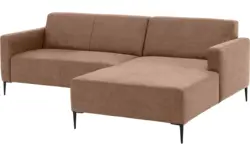 Goossens loungebank key west bruin micro leer - 8201624-395-01