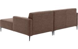 Goossens loungebank key west bruin micro leer - 8201624-396-01