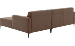 Goossens loungebank key west bruin micro leer - 8201624-396-01
