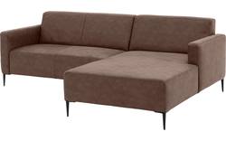 Goossens loungebank key west bruin micro leer - 8201624-396-01