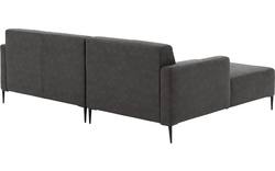 Goossens loungebank key west grijs micro leer - 8201624-400-gespiegeld-01