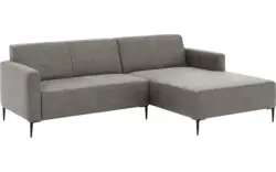 Goossens loungebank key west grijs micro leer - 8201624-402-01