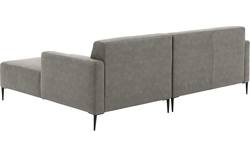 Goossens loungebank key west grijs micro leer - 8201624-402-01