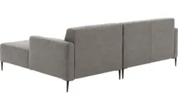 Goossens loungebank key west grijs micro leer - 8201624-402-01