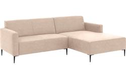 Goossens loungebank key west beige micro leer - 8201624-403-02