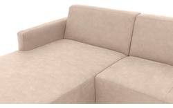 Goossens loungebank key west beige micro leer - 8201624-403-gespiegeld-01
